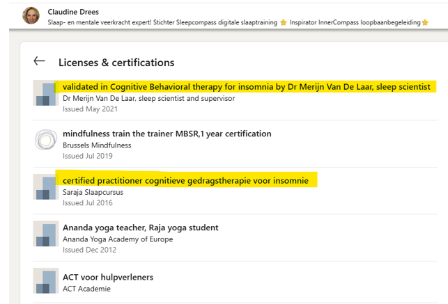Formation coach Sleepcompass