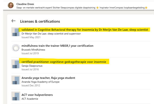 Formation coach Sleepcompass