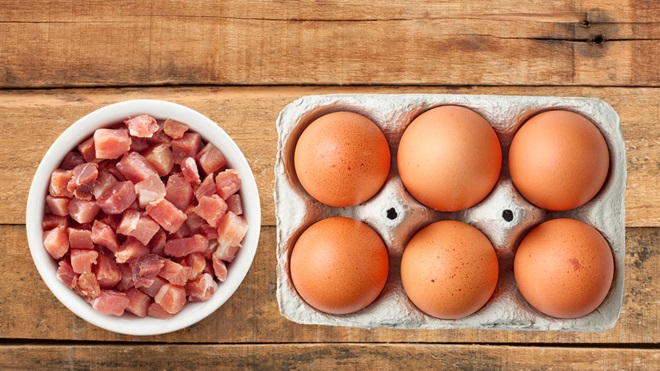 Oeufs et bacon rappelés par l'AFSCA
