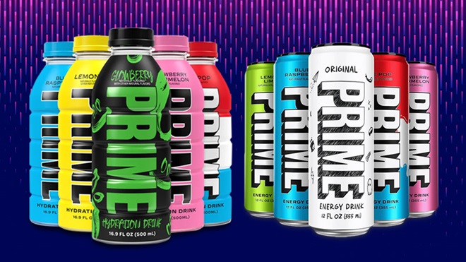 prime boisson énergisante et boisson de sport