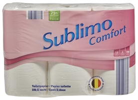Papier toilette COMFORT 3 épaisseurs