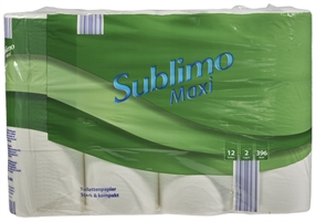 Papier toilette MAXI 2 épaisseurs