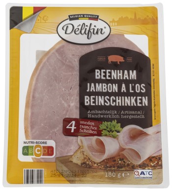 Jambon cuit à l'os artisanal 150g
