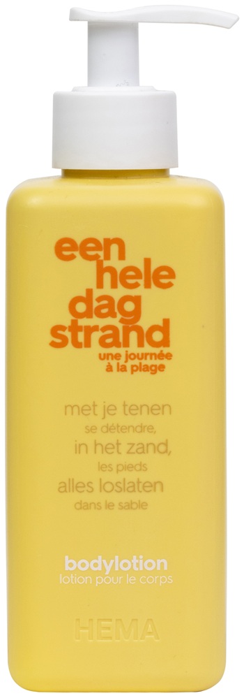 Lotion pour le corps une journée à la plage