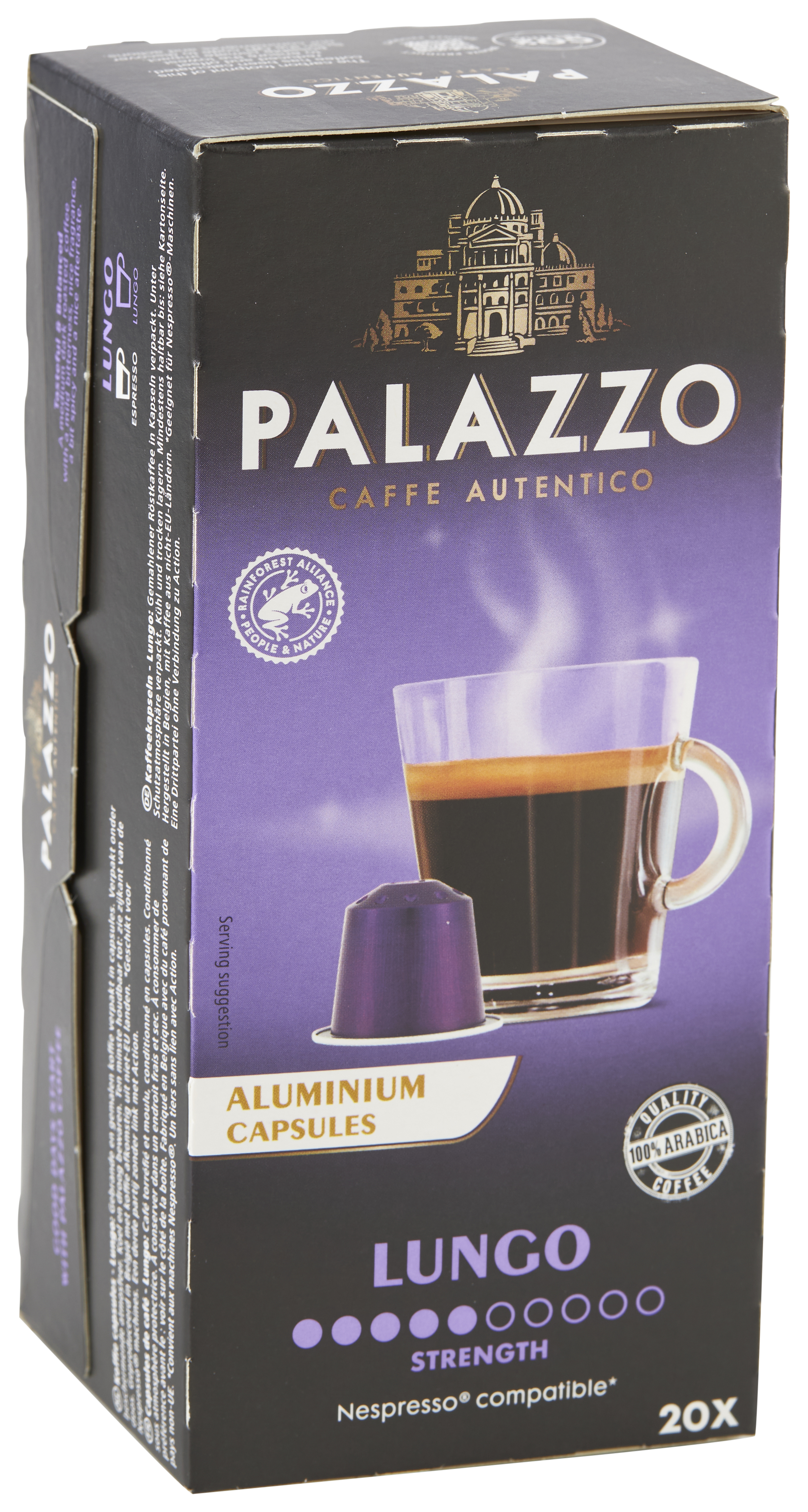 capsules à café Lungo pour Nespresso
