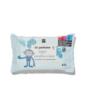 Baby sensitive wipes 0% perfume