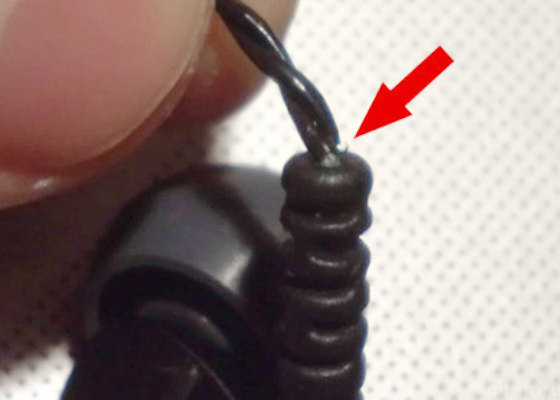 câble de casque d'écoute