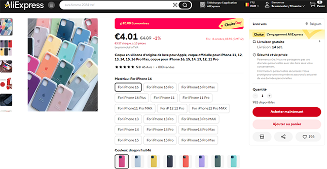 aliexpress contrefacon