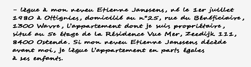 Comment rédiger vous-même un testament