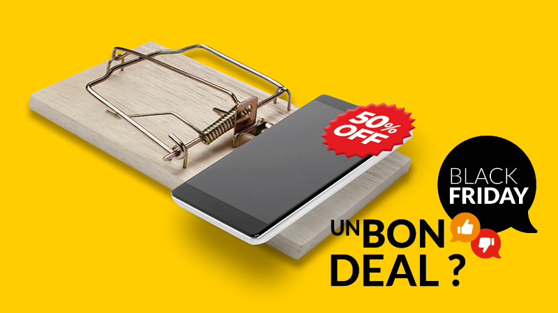 smartphone dans piège à souris avec logo Black Friday un bon deal ?