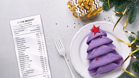 quel menu de fete et supermarché moins cher