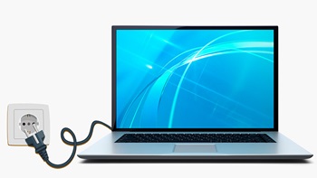 paramètres de la consommation électrique d'un pc portable