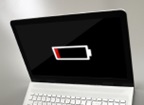 batterie d'ordinateur portable déchargée