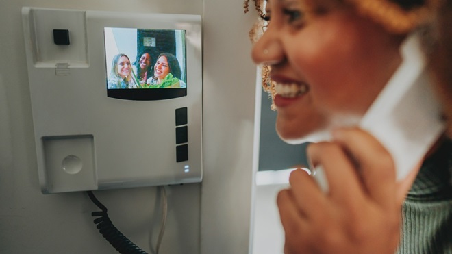 Sonnette connectée avec caméra