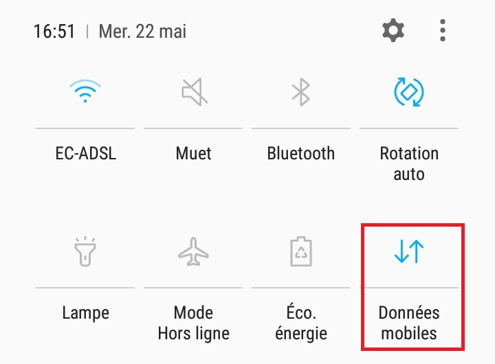 comment désactiver les données mobiles