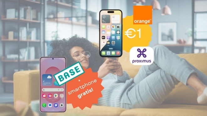 Gsm avec abonnement chez Base, Orange et Proximus