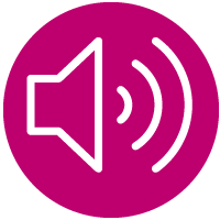 icoon geluidskwaliteit