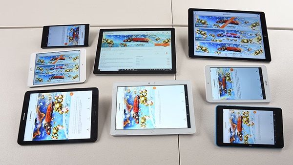 Prestaties van de tablet worden gemeten