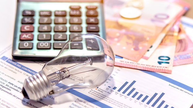 Facture d'électricité à payer