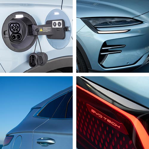 Détails extérieurs de la BYD Seal U