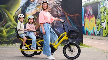 Vélo longtail de la marque Norta