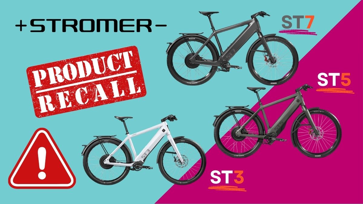 speed pédélecs stromer rappelés