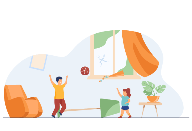 L'assurance familiale vous couvre si votre enfant fait des dégâts