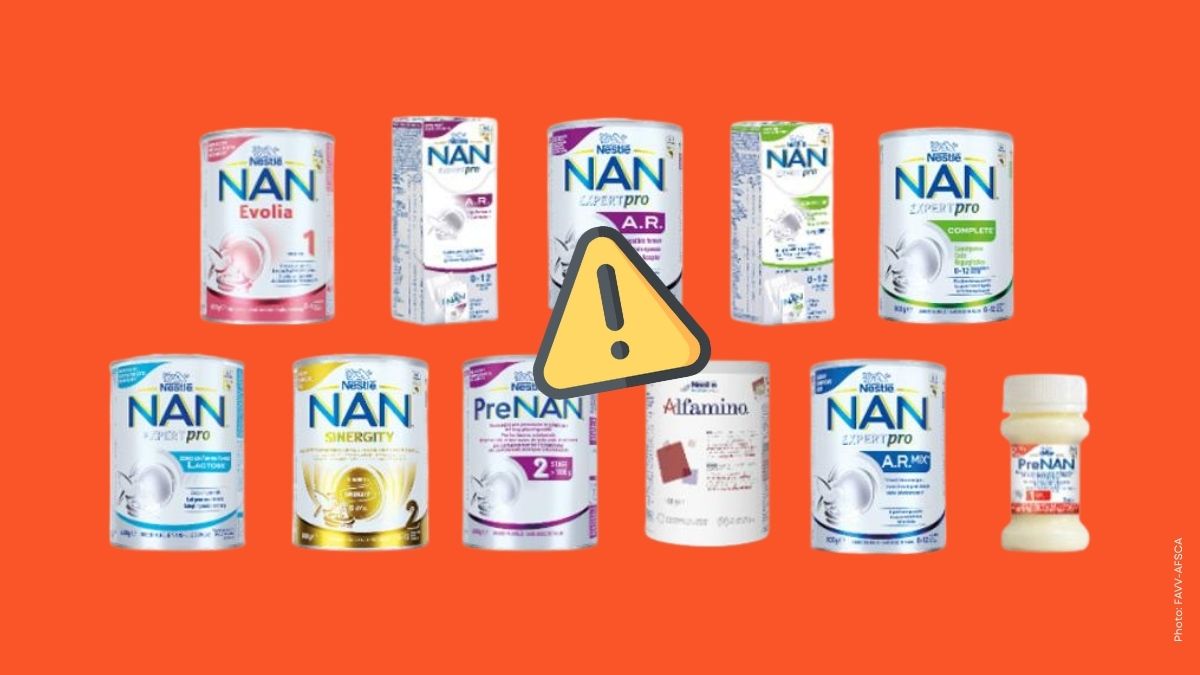 rappel lait bebe nan