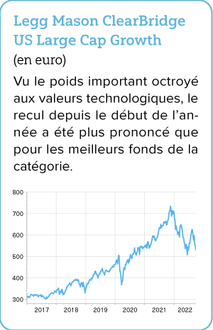 Qu’est-ce qui justifie le succès du fonds Legg Mason ClearBridge US Large Cap Growth investi en actions américaines ?